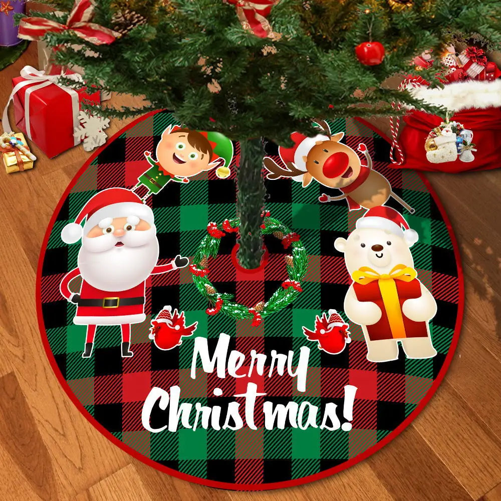 72/92/122Cm Christmas Tree Skirt Red Christmas Tree Foot