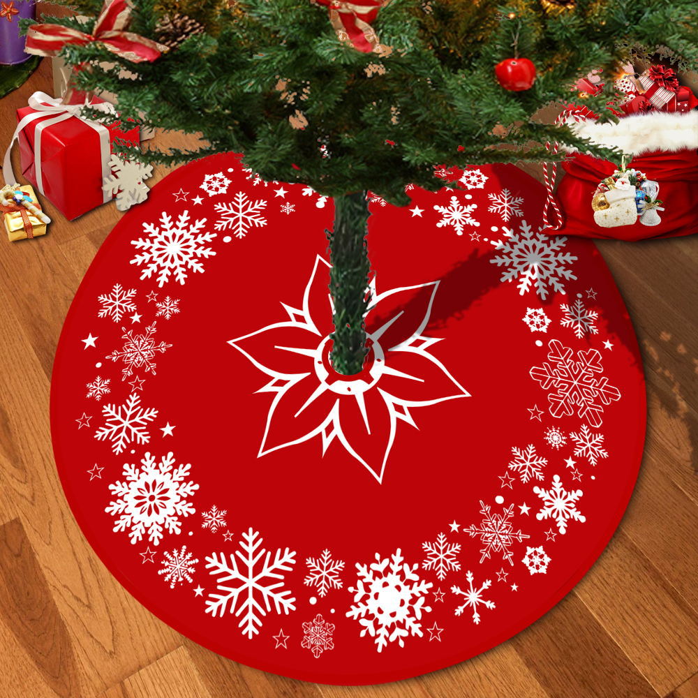 72/92/122Cm Christmas Tree Skirt Red Christmas Tree Foot