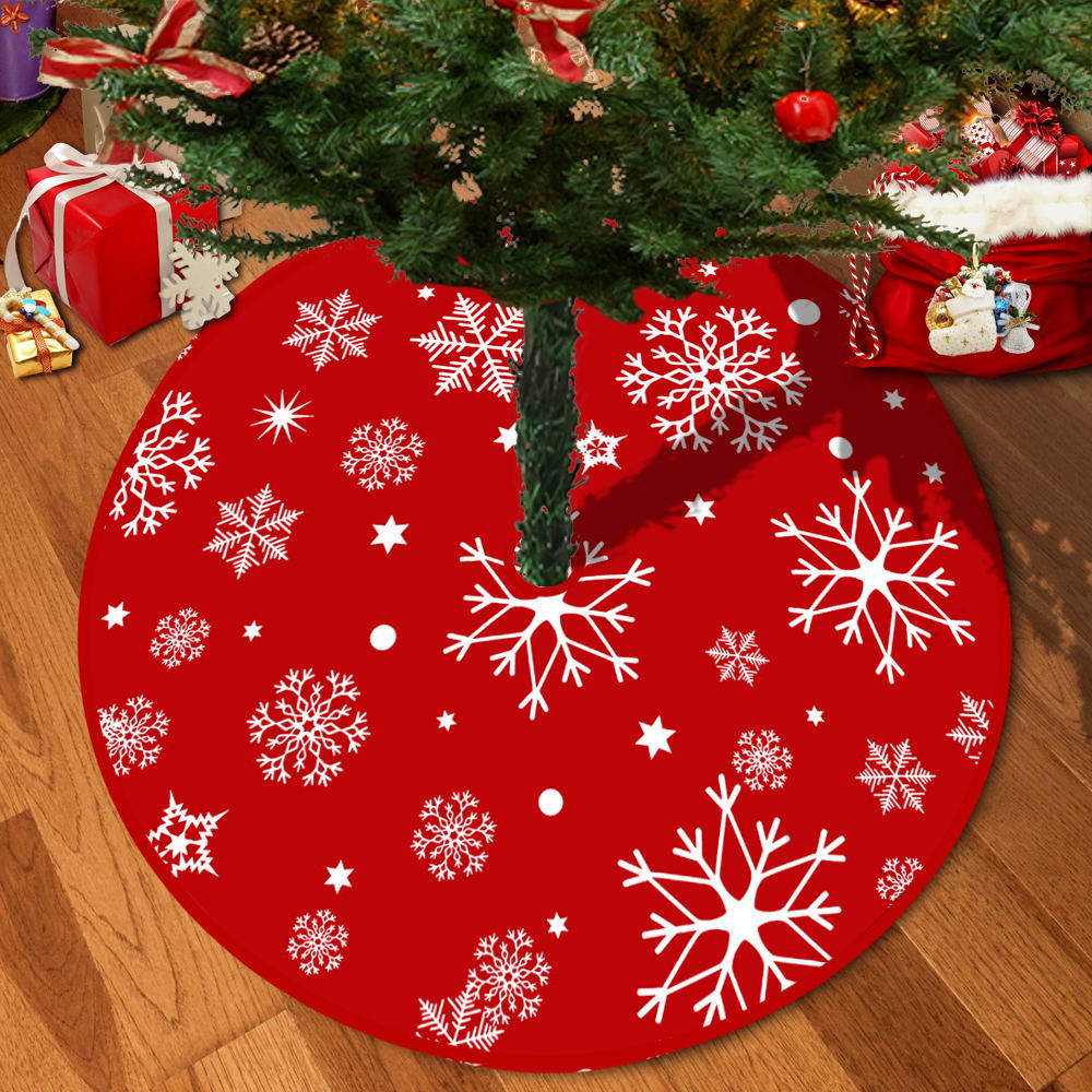 72/92/122Cm Christmas Tree Skirt Red Christmas Tree Foot