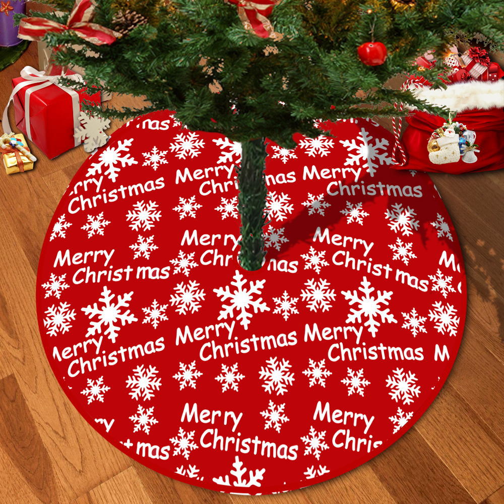 72/92/122Cm Christmas Tree Skirt Red Christmas Tree Foot