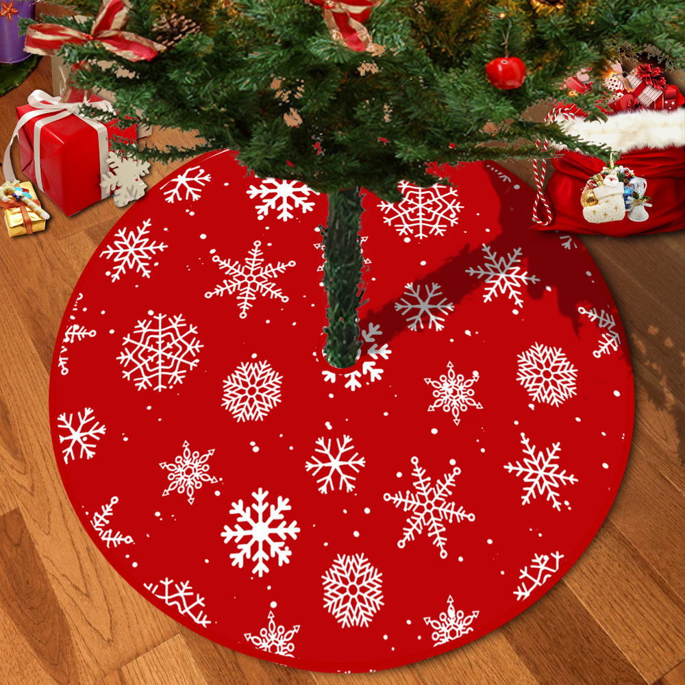 72/92/122Cm Christmas Tree Skirt Red Christmas Tree Foot