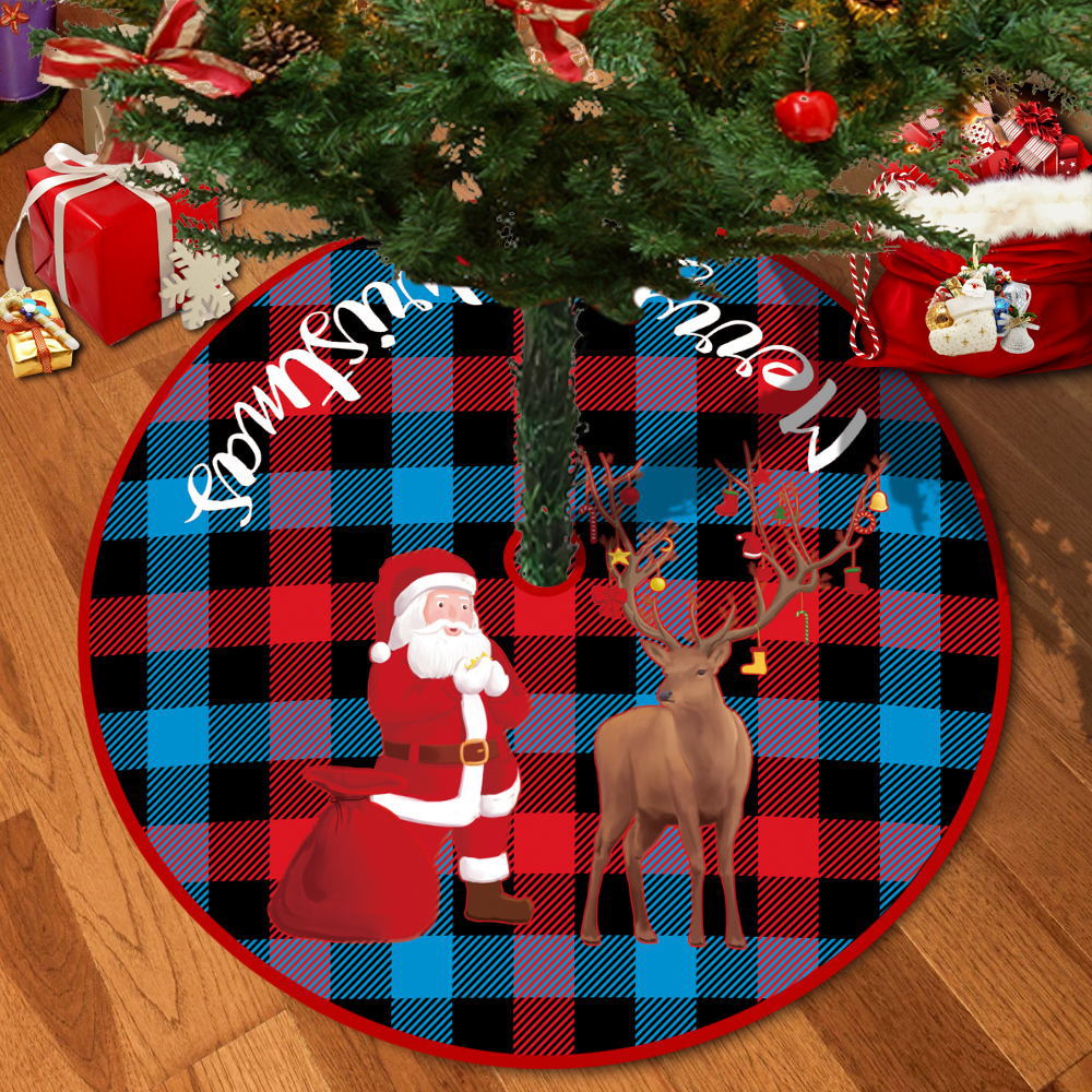 72/92/122Cm Christmas Tree Skirt Red Christmas Tree Foot