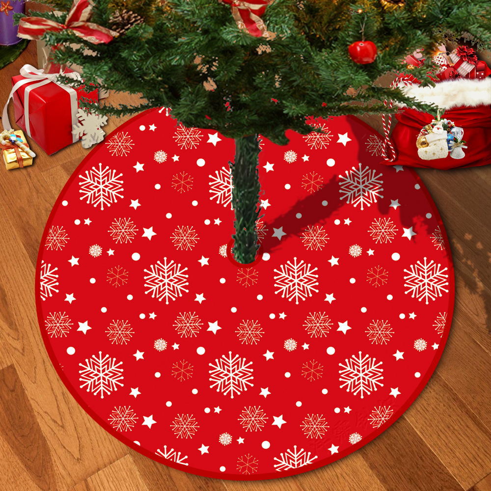 72/92/122Cm Christmas Tree Skirt Red Christmas Tree Foot