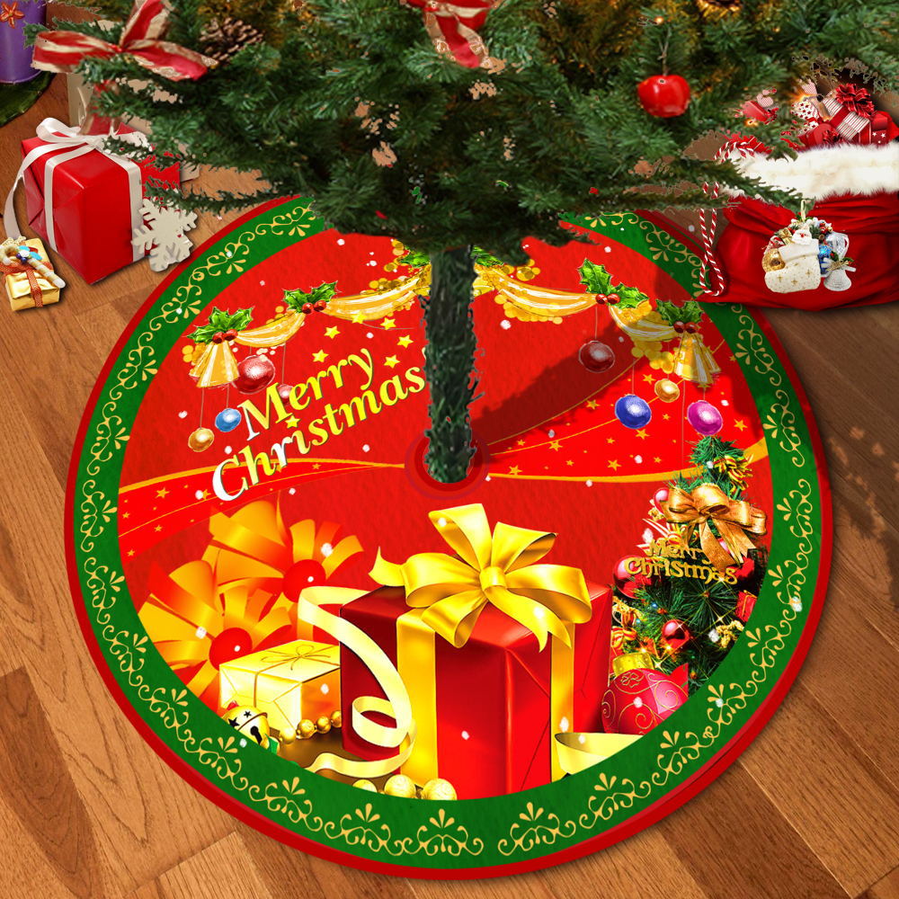 72/92/122Cm Christmas Tree Skirt Red Christmas Tree Foot