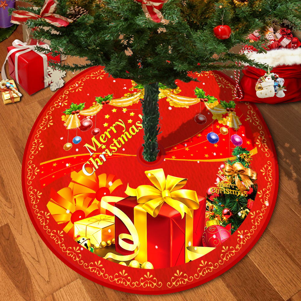 72/92/122Cm Christmas Tree Skirt Red Christmas Tree Foot