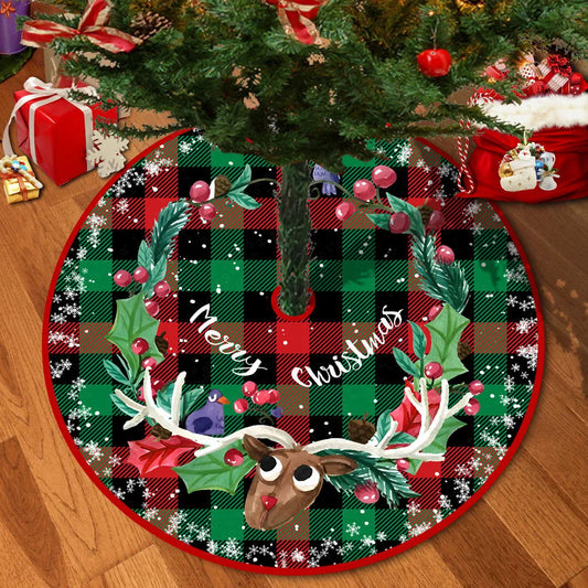 72/92/122Cm Christmas Tree Skirt Red Christmas Tree Foot