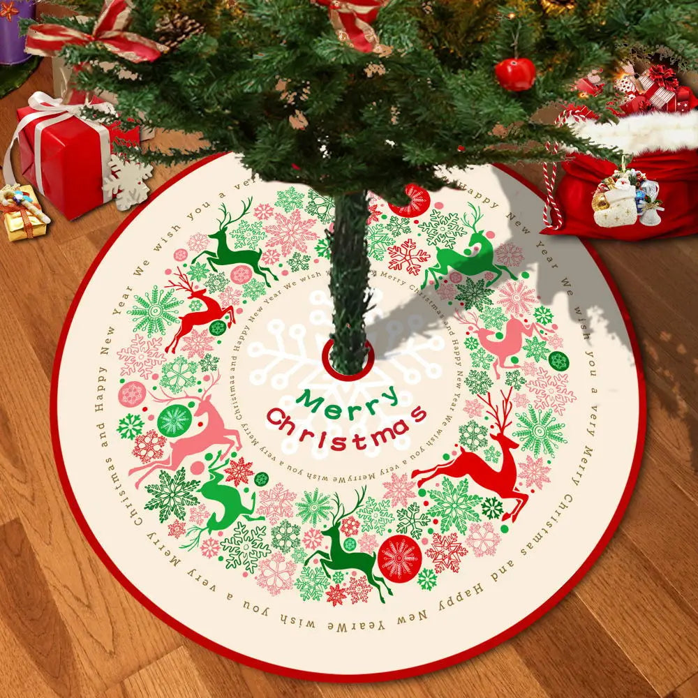 72/92/122Cm Christmas Tree Skirt Red Christmas Tree Foot