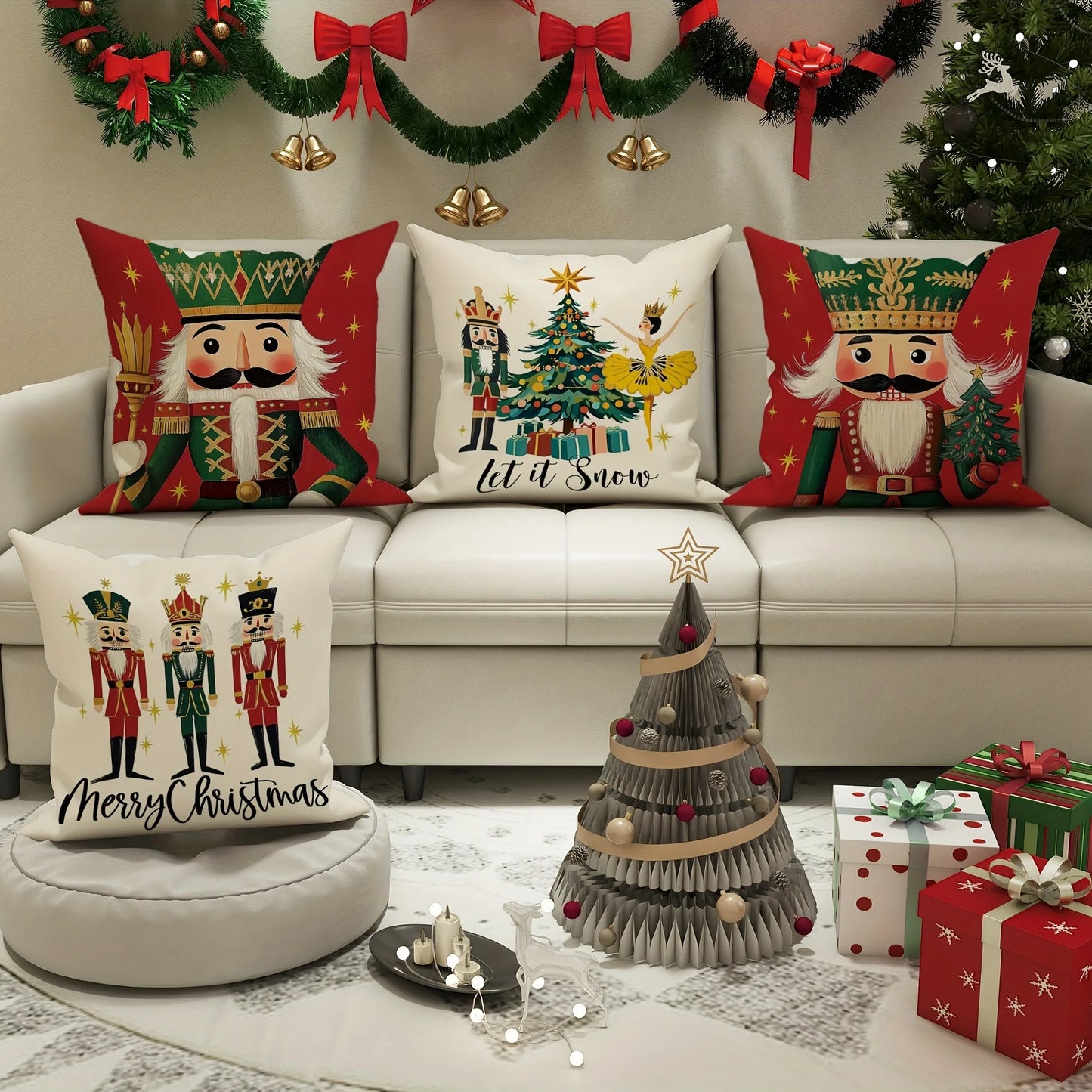 Christmas Nutcracker Pillowcase Merry Christmas 2025