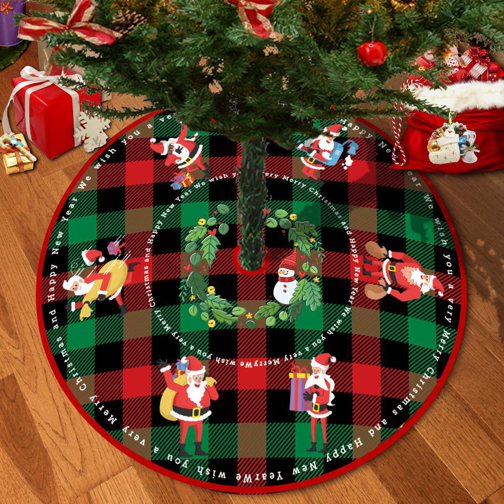 72/92/122Cm Christmas Tree Skirt Red Christmas Tree Foot